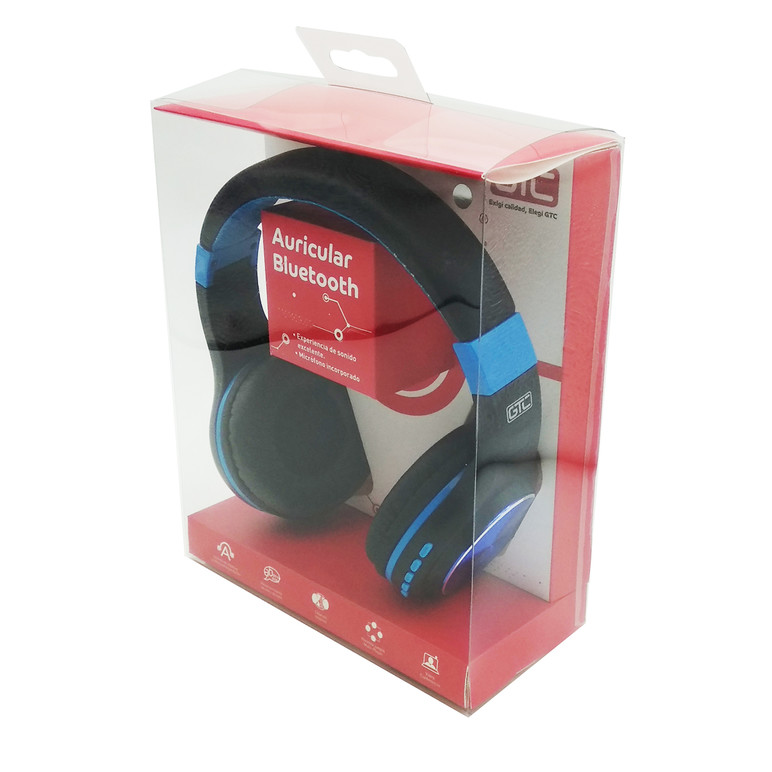 AURICULAR BLUETOOTH C/MIC NEGRO/AZUL HGS 175N/A GTC