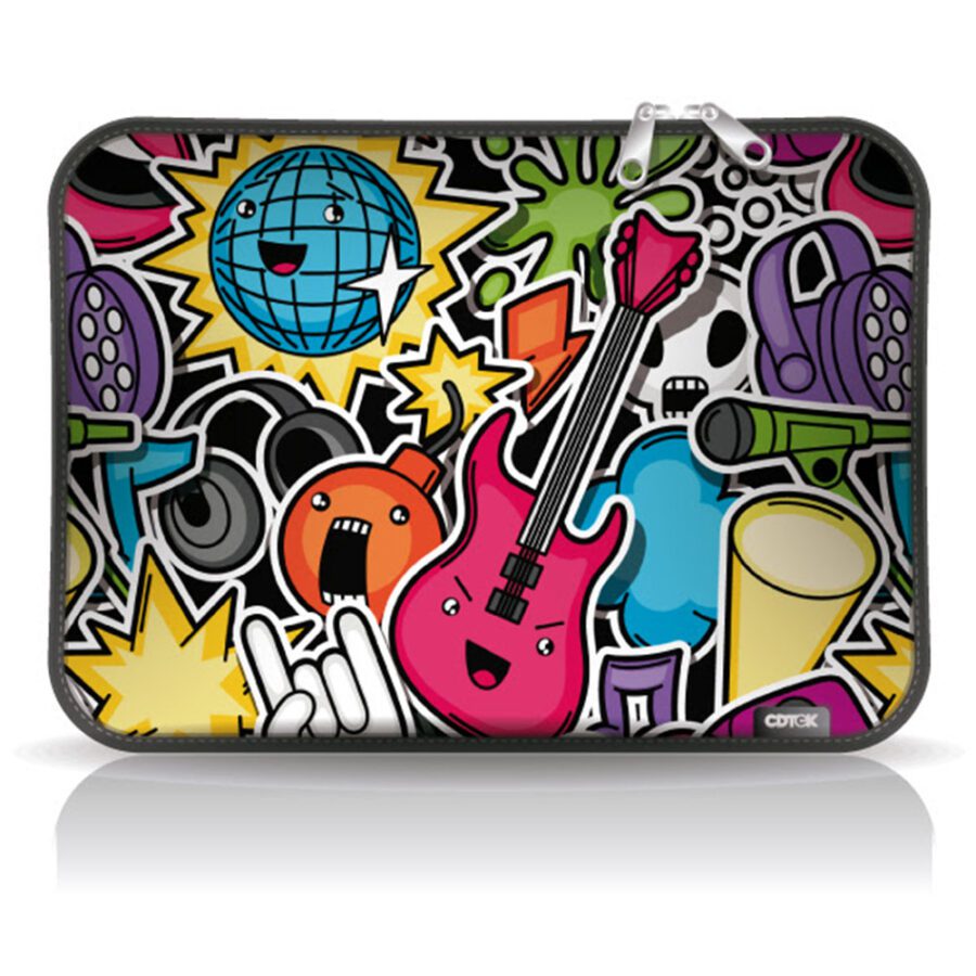 FUNDA ESTAMPADO 24 GUITAR 14 CDTEK