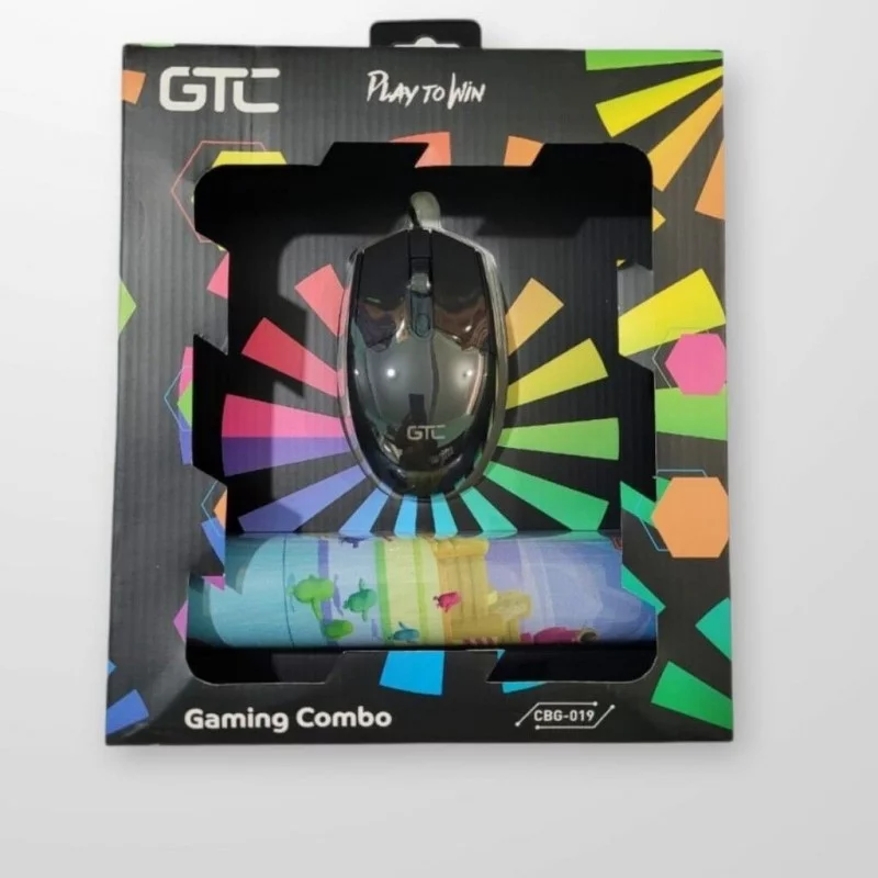 MOUSE Y MOUSE PAD GAMING CBG-019A GTC
