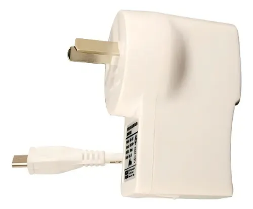 CARGADOR 2A CARGA RAPIDA BLANCO CON CABLE NGA-520 BL NOGA