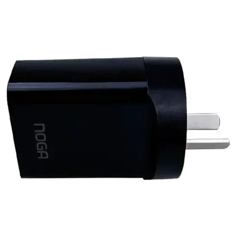 CARGADOR 3A 15W CARGA RAPIDA NEGRO CON CABLE NGA-358 NOGA