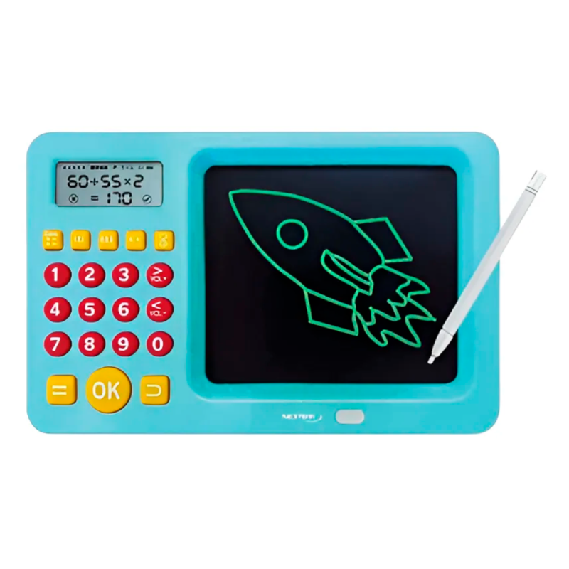 PIZARRA MAGICA CON JUEGOS MATEMATICOS AZUL NM-PM103-B NETMAK