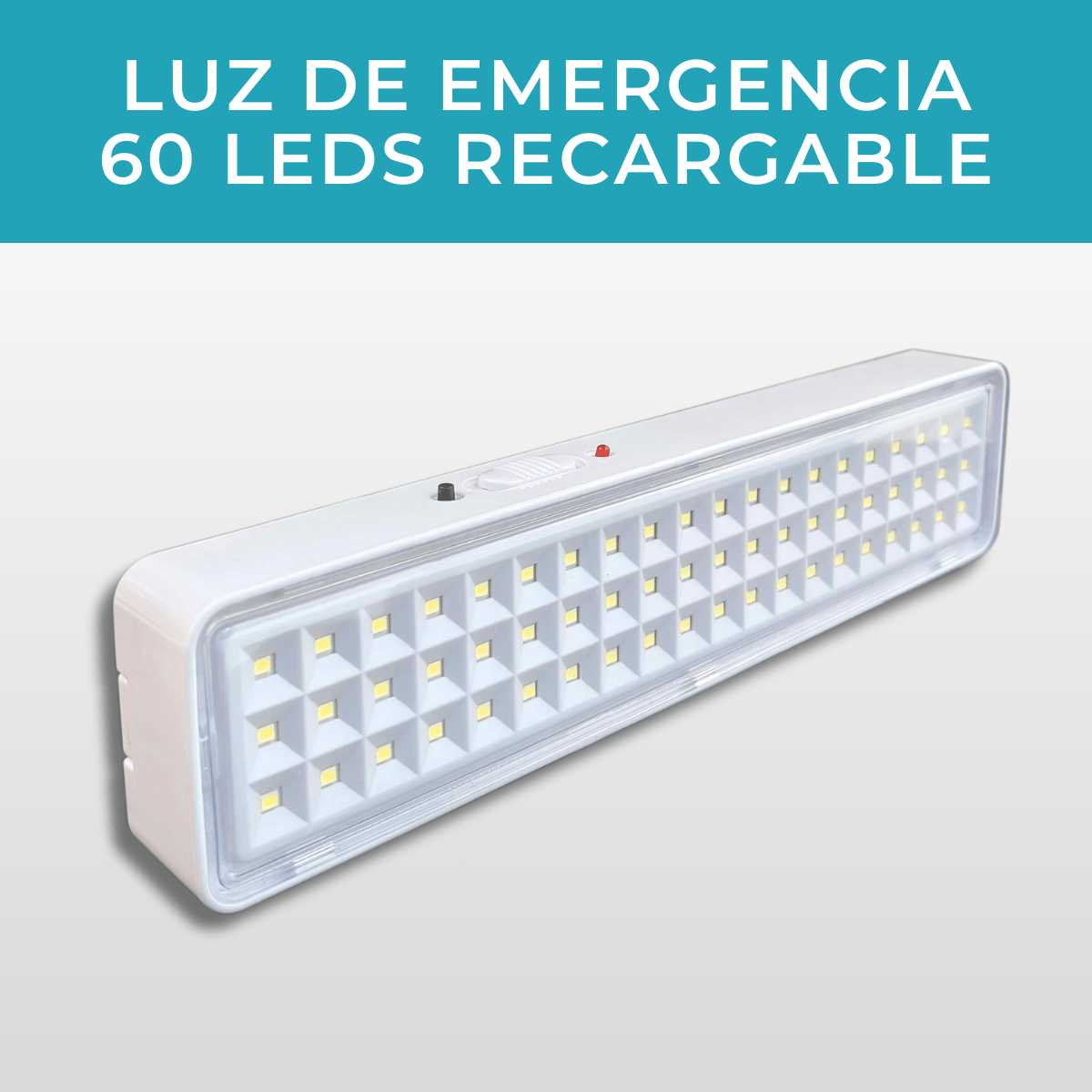 LUZ DE EMERGENCIA 60 LED GLOBAL