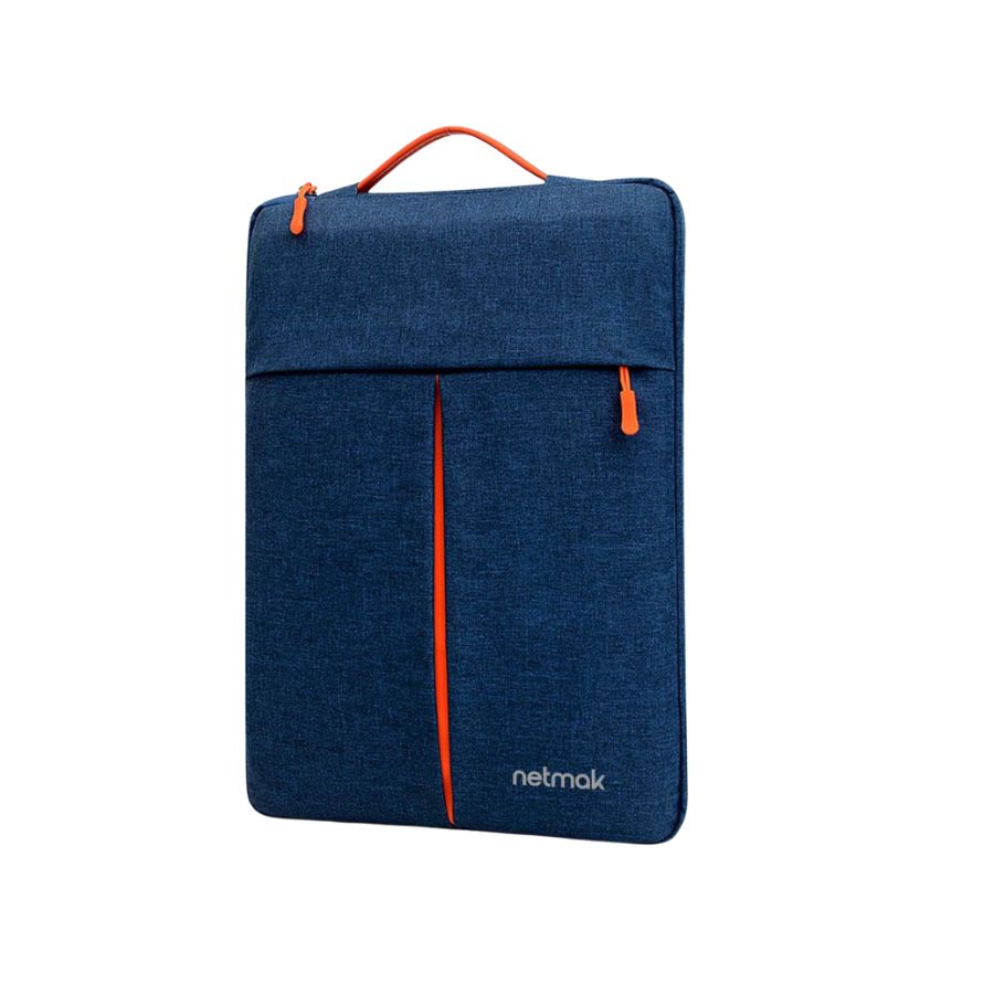 FUNDA PORTA NOTBOOK CON MANIJA AZUL NM-FN16-B NETMAK