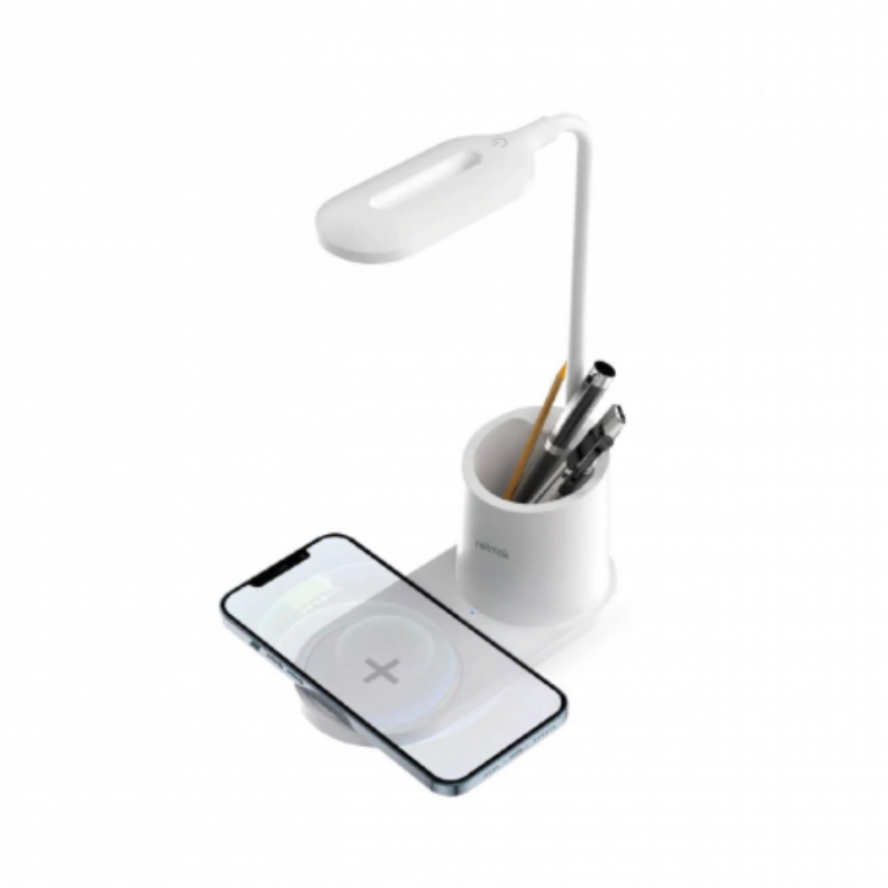 LAMPARA DE LED CARGA INALAMBRICA 15W BLANCA NM-CL13-W NETMAK