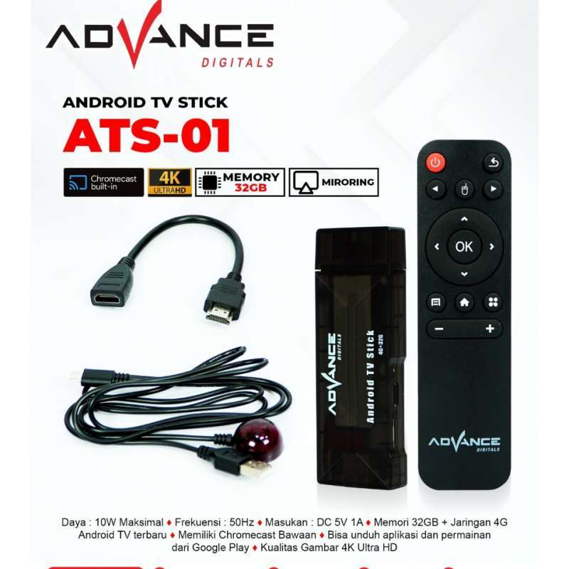 TV STICK 4K ANDROID 12.0 4GB/32GB NOGAPC-STICKPRO NOGA