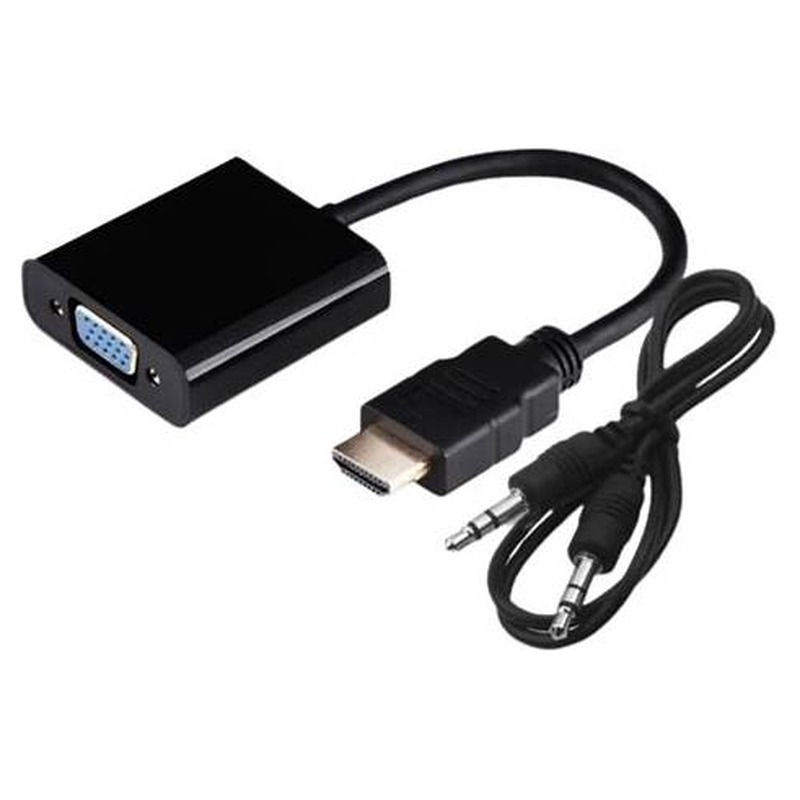 CONVERSOR HDMI A VGA CON AUDIO ONGEN