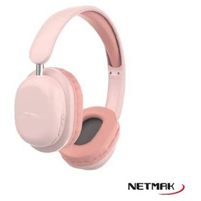 AURICULAR BLUETOOTH PLEGABLE ROSA NM-LIVE-P NETMAK