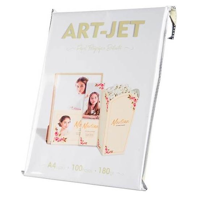 PAPEL GLOSSY X140GRS A4 X100 HOJAS ART-JET