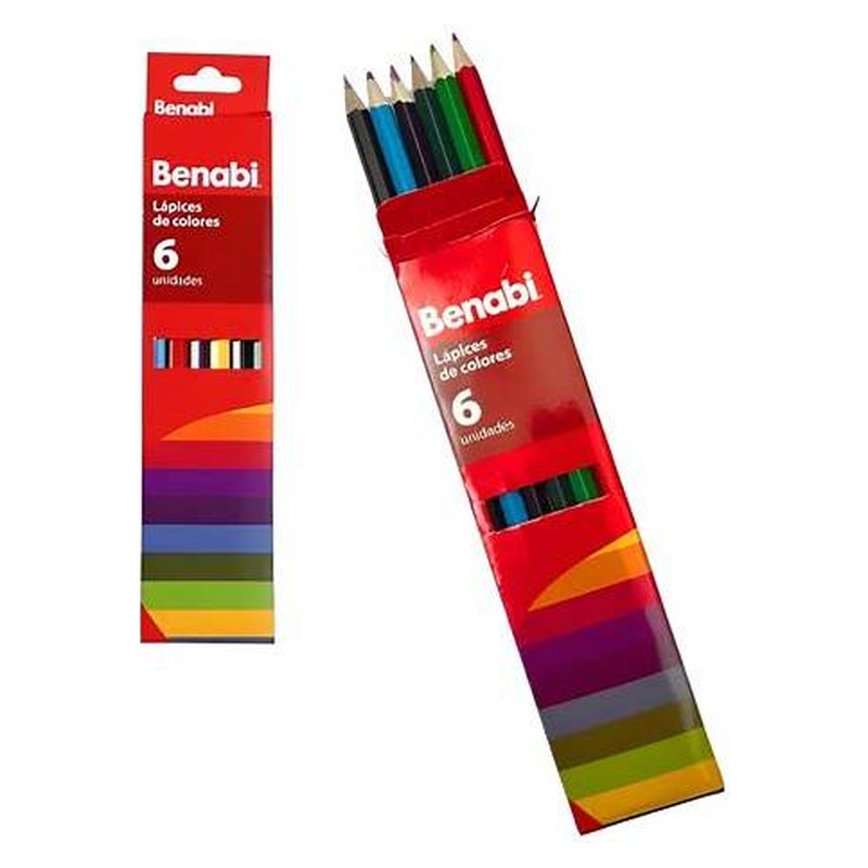 LAPICES DE COLORES X6 UNIDADES LAP-6PCS ONGEN