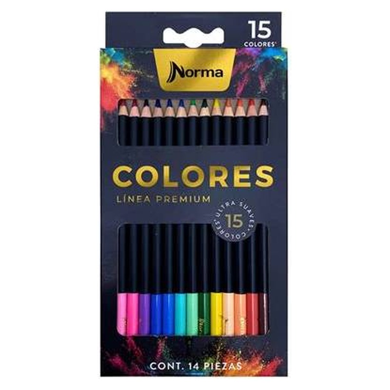 LAPICES DE COLORES X 15 UNIDADES KIUT-15 ONGEN