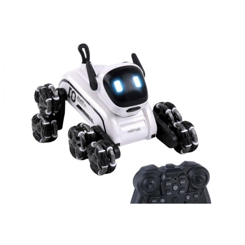 PERRO ROBOT ACROBATICO RECARGABLE CON CONTROL REMOTO NM-ROBOT NETMAK