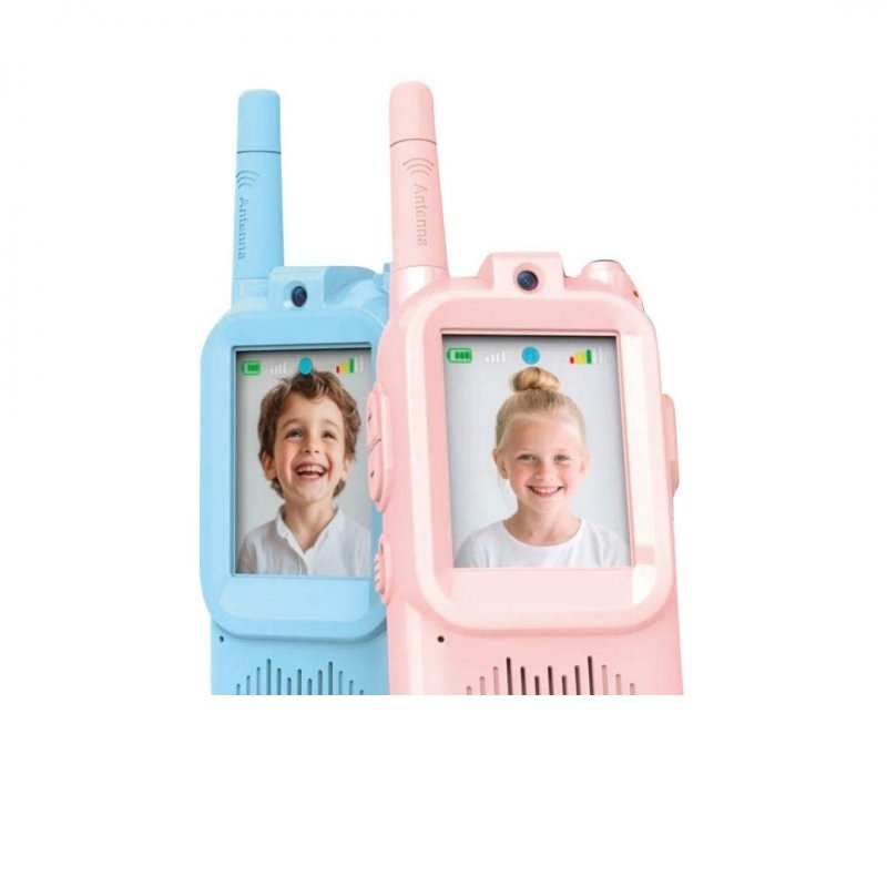 WALKIE TALKIES C/ CAMARA AZUL Y ROSA NM-WALKIE NETMAK