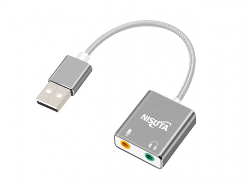 CONVERSOR USB A PLACA DE AUDIO 7.1 VIRTUAL NS-COUSAU21 NISUTA