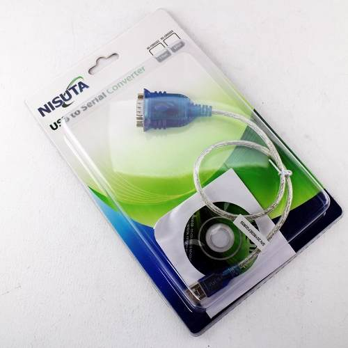 CONVERSOR USB A SERIE RS232 DB9 MACHO NSCOUSSE2 NISUTA