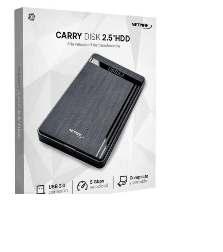 CARRY DISK EXTERNO USB 3.0 PLASTICO SATA 2.5" NM-CASE-3 NETMAK