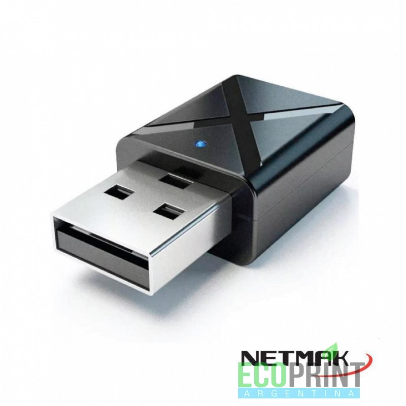 ADAPTADOR USB BLUETOOTH TRANSMISOR/RECEPTOR NM-BT8 NETMAK