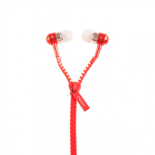 AURICULAR IN EAR ZIPPER CIERRE ROJO NG-803R NOGA