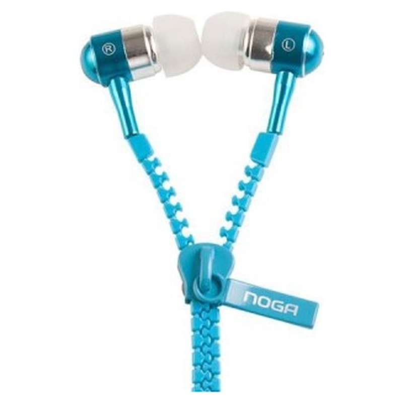 AURICULAR IN EAR ZIPPER CIERRE AZUL NG-803AZ NOGA