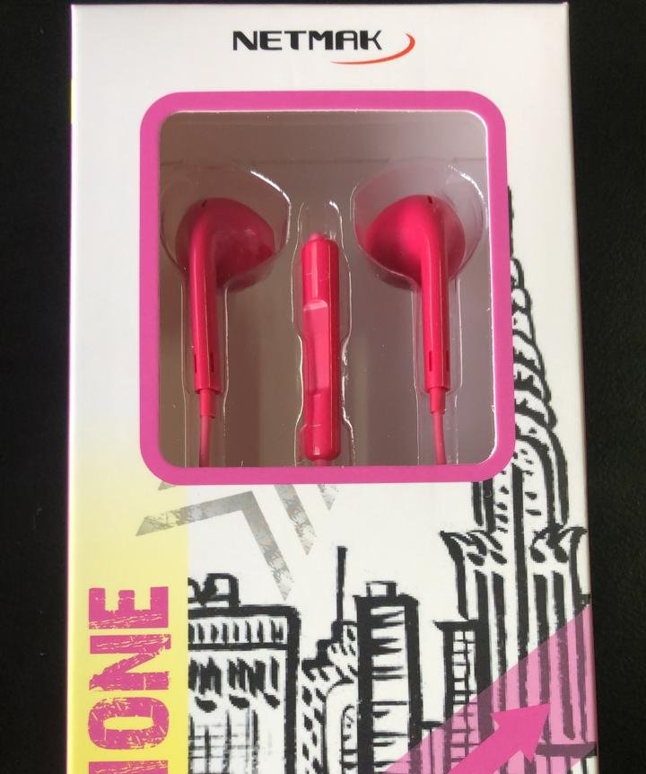 AURICULAR IN-EAR ROSA NM-UR70R NETMAK