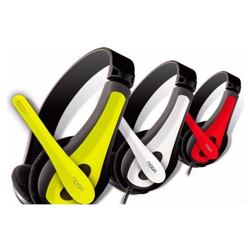 AURICULAR CON MIC AMARILLO NGV-400 AM NOGA