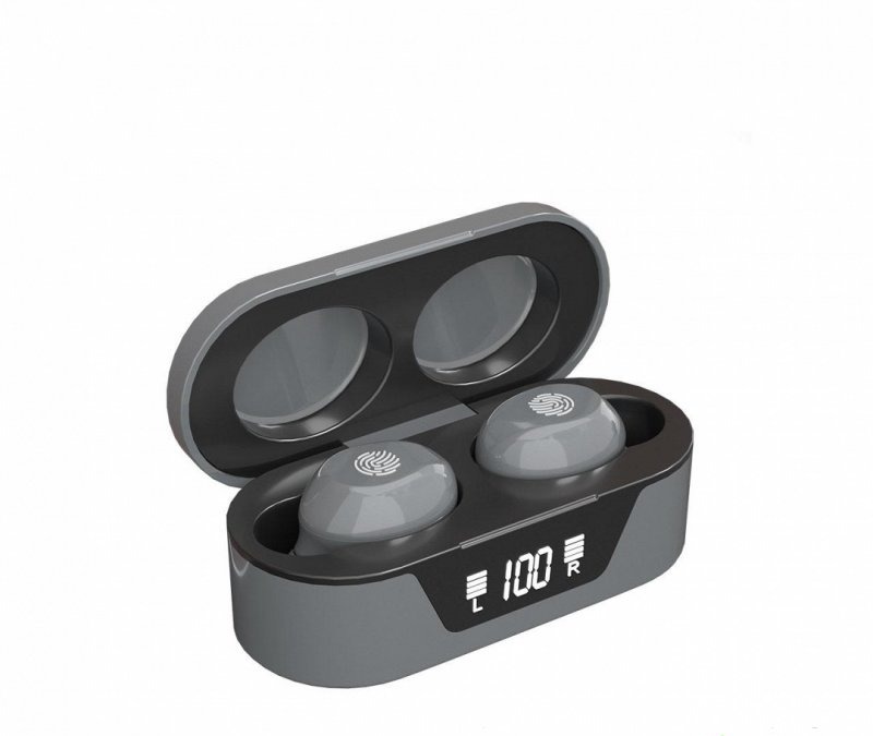 AURICULAR BT TOUCH CON DISPLAY GRIS NM-BIZA-S NETMAK