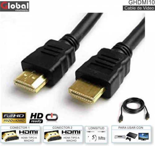CABLE HDMI X10MTS GLOBAL