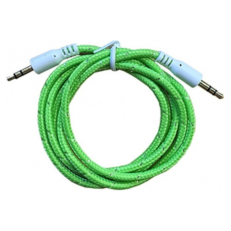 CABLE PLUG PLUG VERDE REFORZADO 1M NM-C66G NETMAK