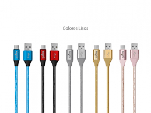 CABLE USB TIPO C CON MALLA DE TELA NSCATEUC NISUTA
