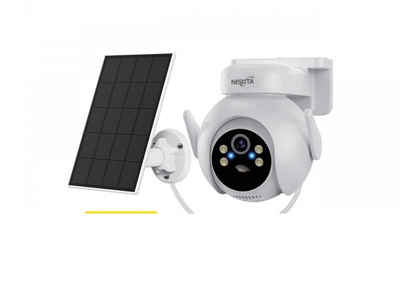 CAMARA DE SEGURIDAD WIFI IP PARA EXTERIORES SOLAR LENTE 4MP NSIC72S NISUTA