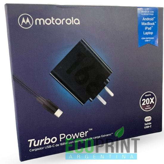 CARGADOR MOTOROLA 168W USB C A USBC 13343 ONGEN
