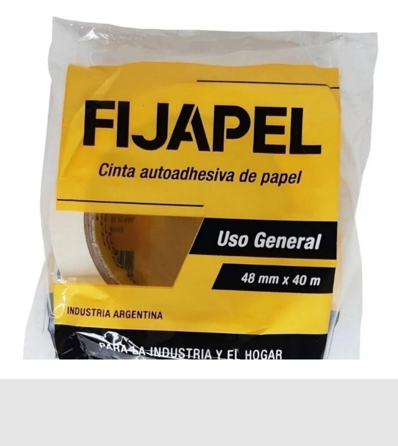CINTA DE PAPEL 48MM X 40MTS FIJAPEL