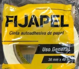 CINTA DE PAPEL 36MM X 40MTS FIJAPEL
