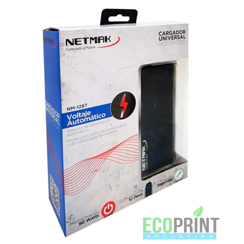 CARGADOR AUTOMATICO UNIVERSAL 90W NM-1287 NETMAK