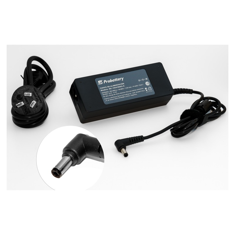 CARGADOR DE NOTEBOOK - 19V 4.74AH - 90W - (PLUG: OUT 5,5MM * 2,5MM) - ACER MC-1954700A5-A PROBATTERY