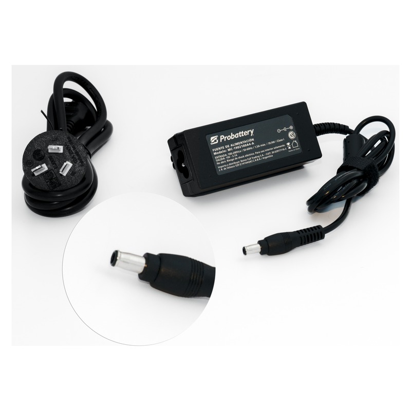 CARGADOR DE NOTEBOOK - 19V 2.1AH - 40W - (PLUG: OUT 5,5MM * 3,0MM) - SAMSUNG MC-1902100A4-A PROBATTERY