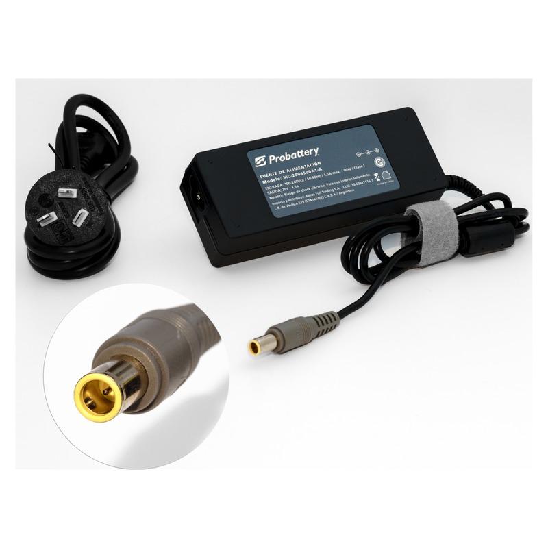 CARGADOR DE NOTEBOOK - 20V 4,5AH - 90W - (PLUG: OUT 7,9MM * 5,5MM) - LENOVO MC-2004500A1-A PROBATTERY