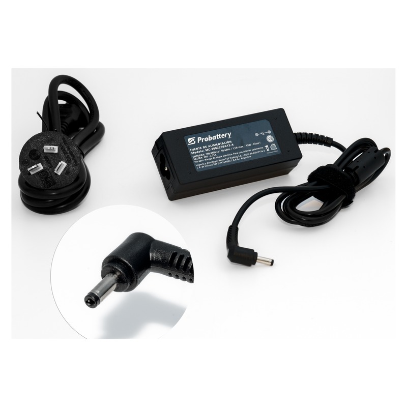 CARGADOR DE NOTEBOOK - 20V 2.25AH - 45W - (PLUG: 4MM X 1.7MM ) - MC-2002250A12-A PROBATTERY