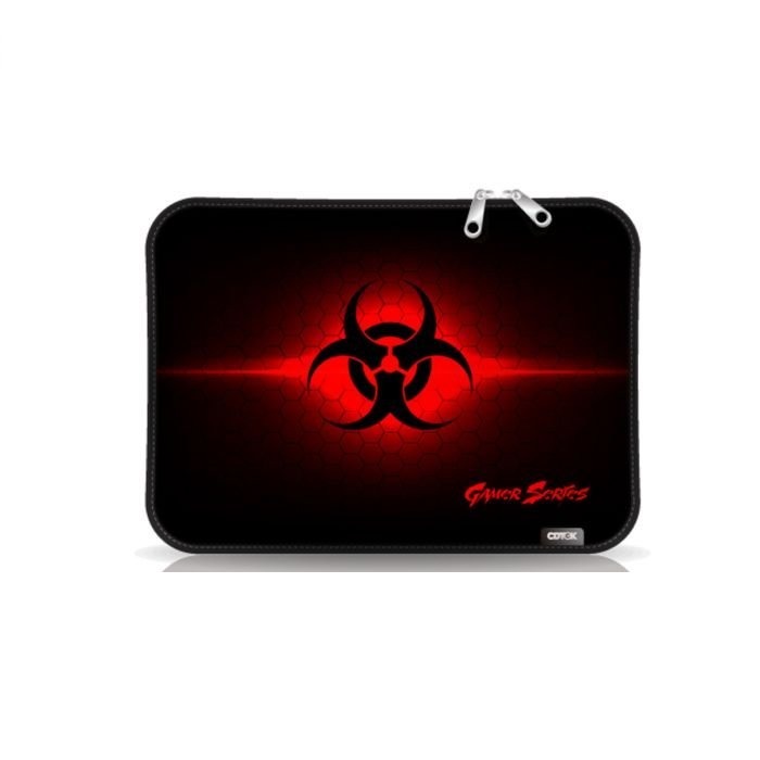 FUNDA ESTAMPADO GAMER ROJO 14 CDTEK