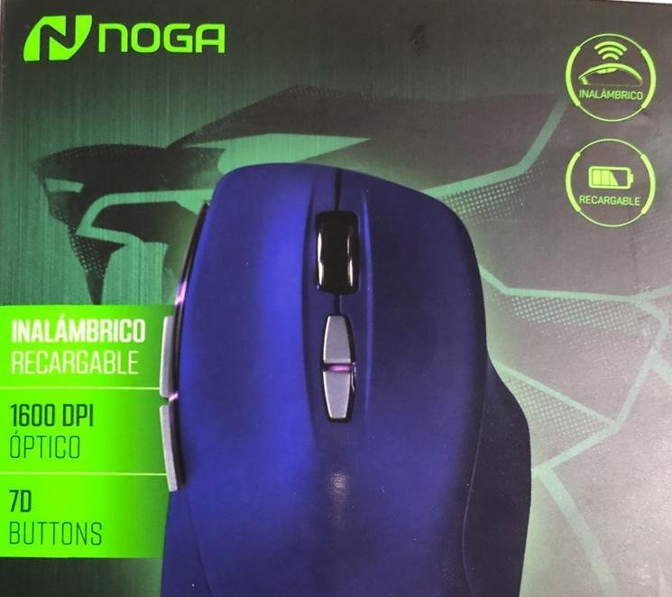 MOUSE GAMER INALAMBRICO RECARGABLE ST-610R NOGA