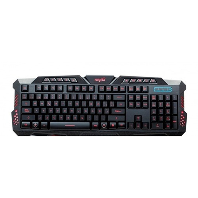 TECLADO GAMER RETROILUMINADO NSKB25L NISUTA