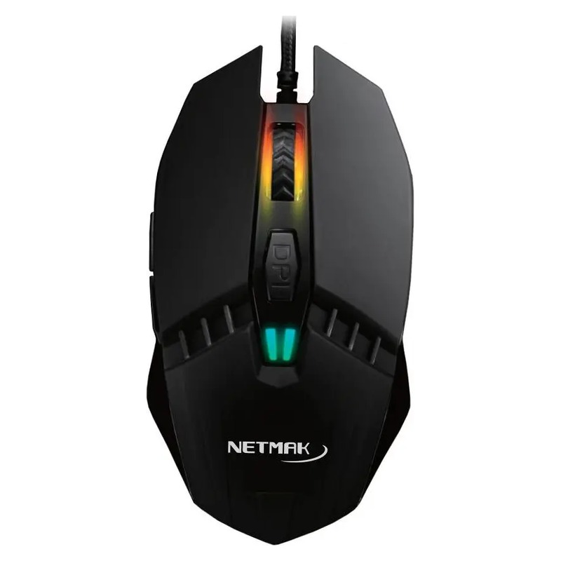 MOUSE GAMER RETRO ILUMINADO RGB PATRIOT NETMAK