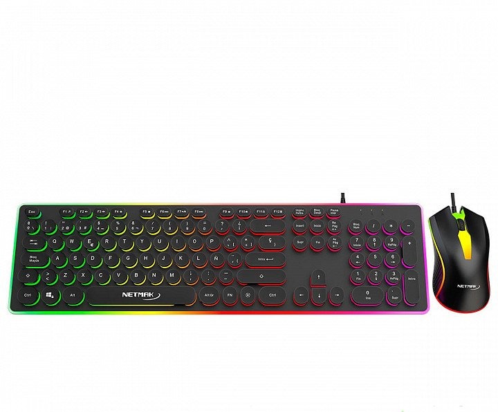 TECLADO Y MOUSE GAMER NM-VORTEX NETMAK