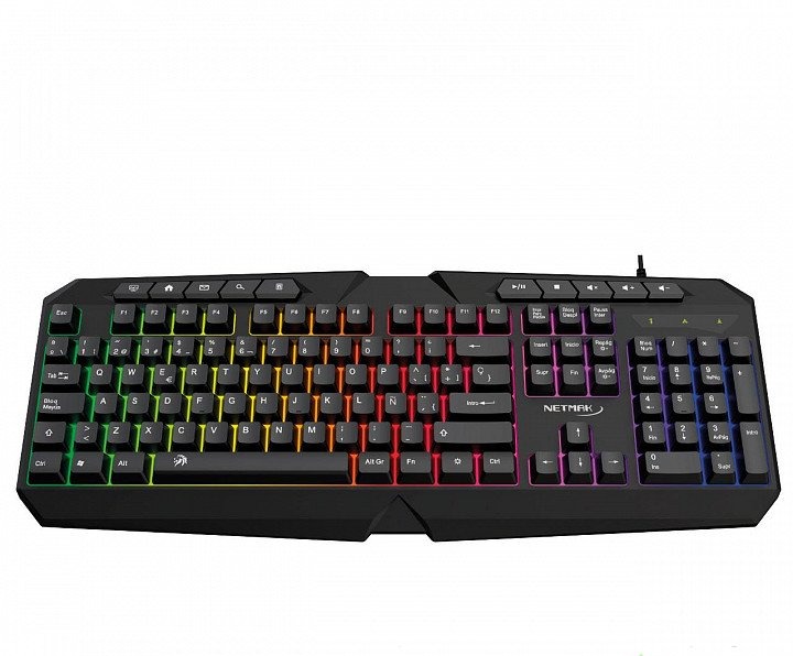 TECLADO GAMER RETROILUMINADO NM-X402 NETMAK
