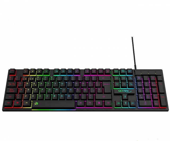 TECLADO GAMER RETROILUMINADO NM-X408 NETMAK