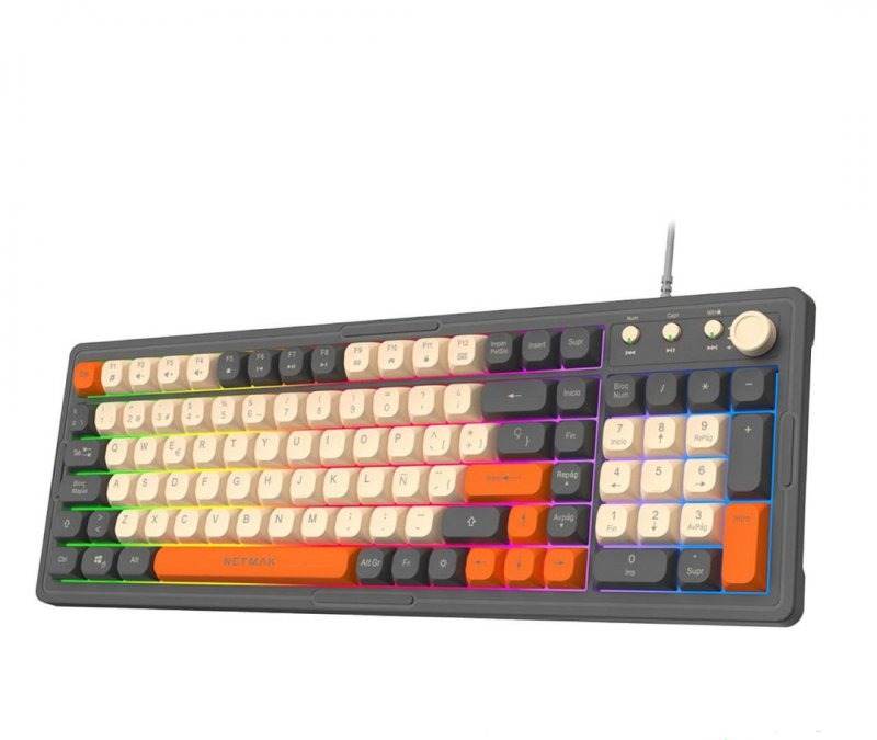 TECLADO MINIMALISTA LED NM-TM32 NETMAK