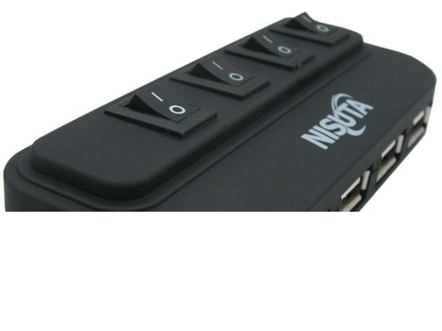 HUB USB 2.0 CON SWITCH NSUH2083 NISUTA