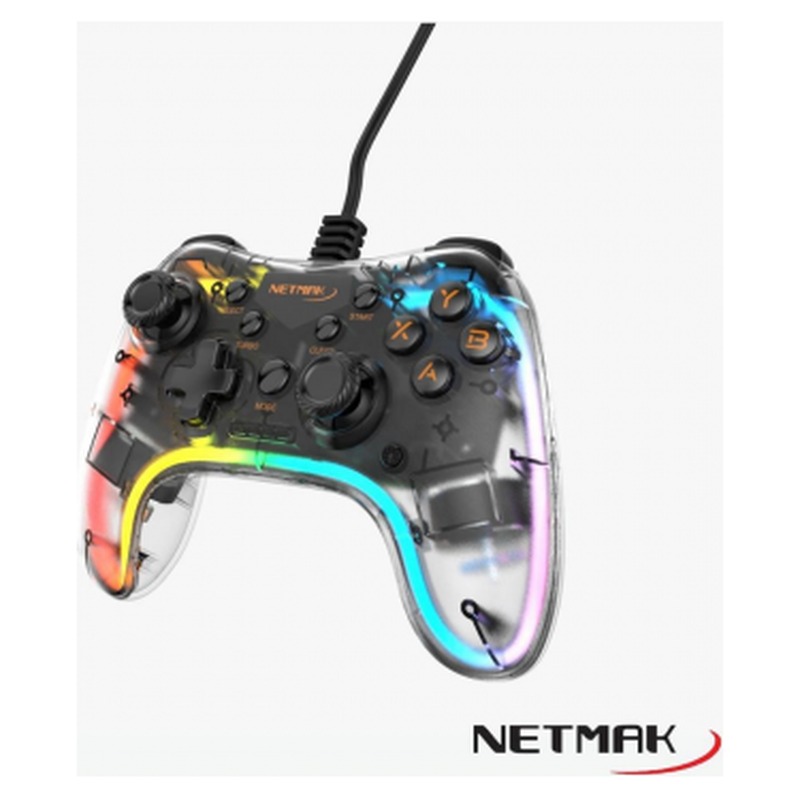 JOYSTICK GAMEPAD PS3/PC RGB NM-DASH NETMAK
