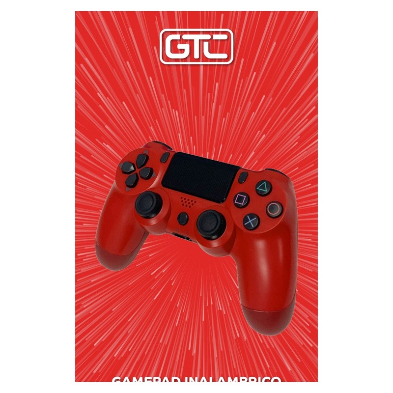 JOYSTIC GAMEPAD PS4 ROJO GTC