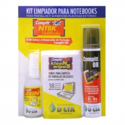 KIT LIMPIADOR PARA NOTEBOOKS NT DELTA